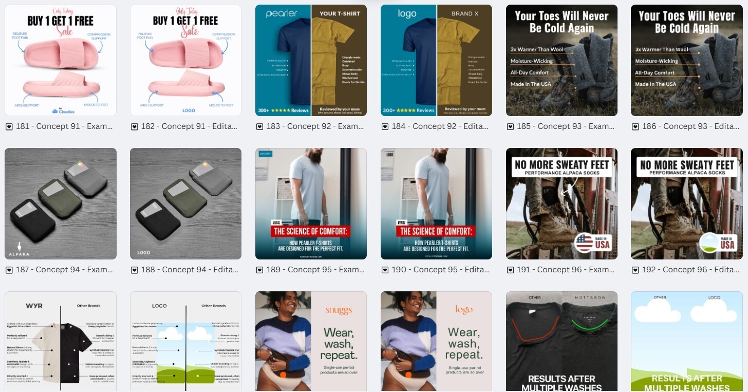 150 Professional Canva Fashion Ad Templates | Ready-to-Use Digital Designs