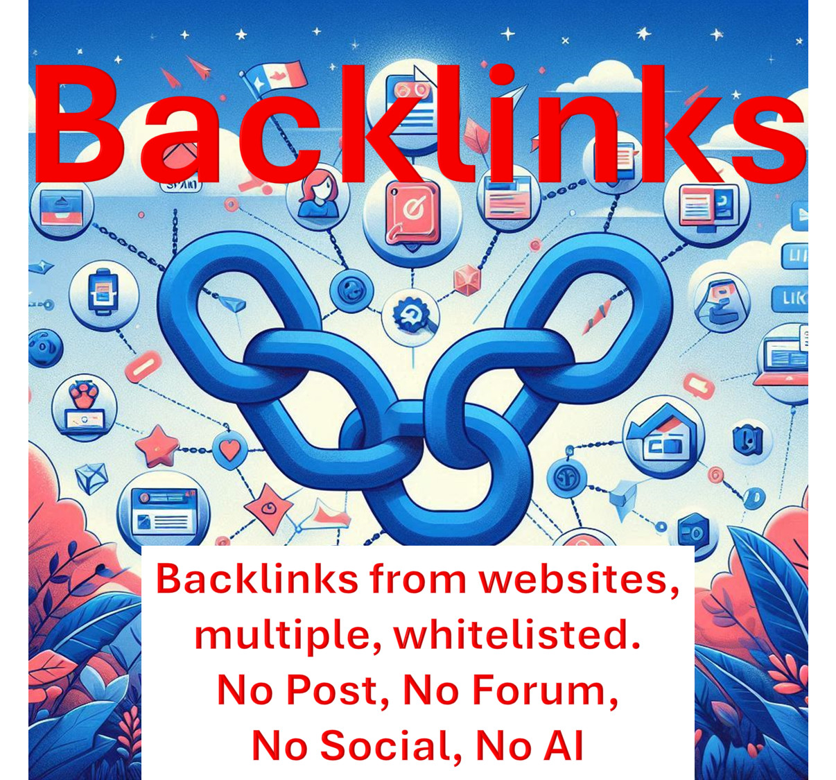 Link Building. Minimum result: DR15+, 80+ different linking websites after days