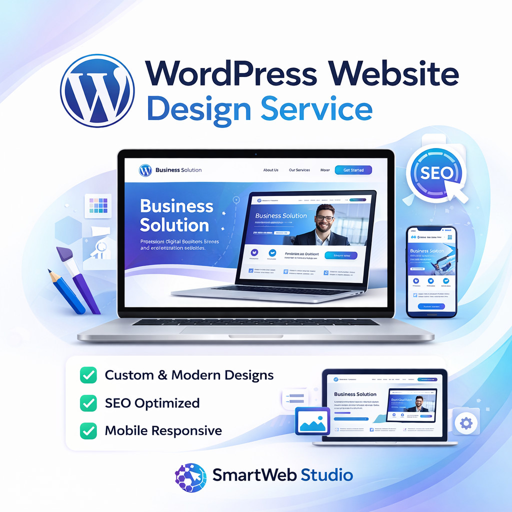 WordPress Website Design Service – Modern, Responsive & SEO Friendly