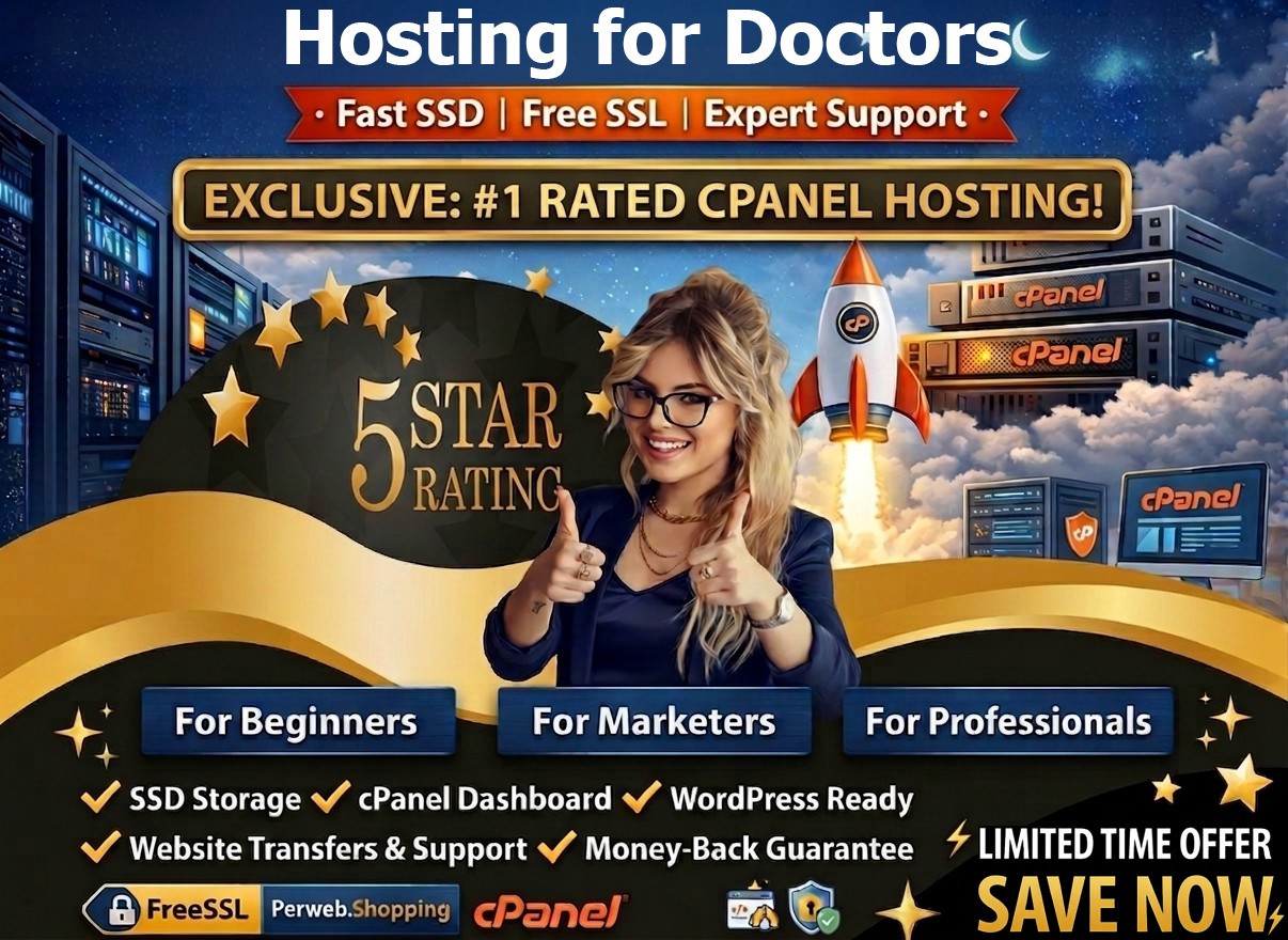 Hosting for Doctors – ⚡ Lightning-Fast, Ultra-Secure & Pro SSD Only $14.99/Year!