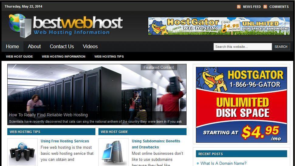 Web Host Niche Blog In-Demand Turnkey Affiliate Free Installation+Hosting