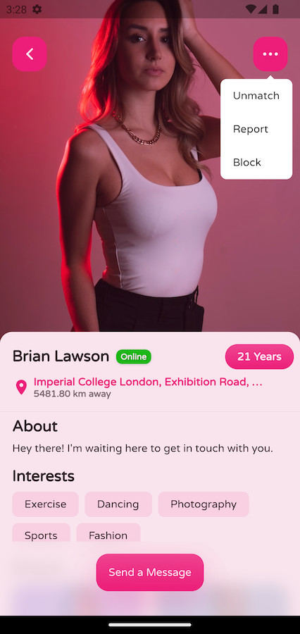 Bella Mio – Flutter Dating App | iOS + Android | Firebase Admin Panel