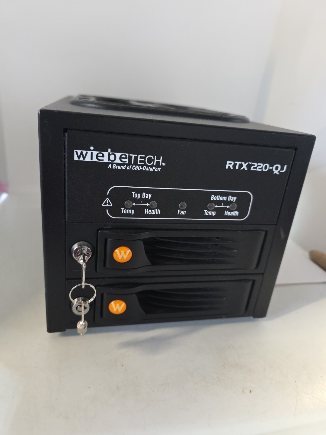 Wiebetech RTX220-QJ 2 Bay Tray-Free Drive Enclosure ESATA Fw800 Fw400 Usb2 