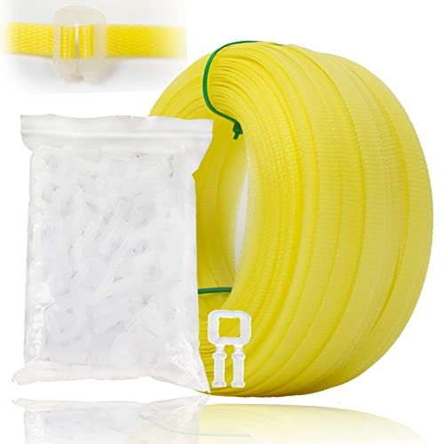 Box Strapping Kit 330ft x 1/2in Polypropylene Strapping with 100 Plastic Buckles