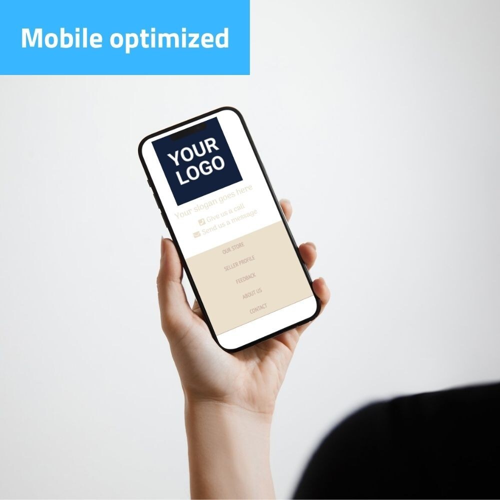 Auction Template eBay Responsive Minimalist – Mobile Optimized