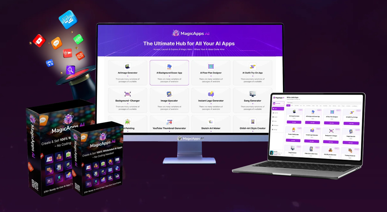 Magic Apps Ai 100% White-Label AI Apps in Just 60 Seconds!
