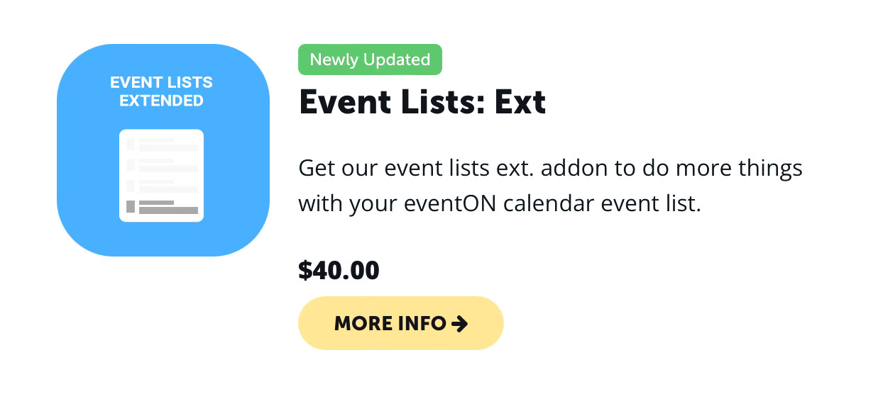 EventON Plugins – WordPress Event Lists: Ext Plugin