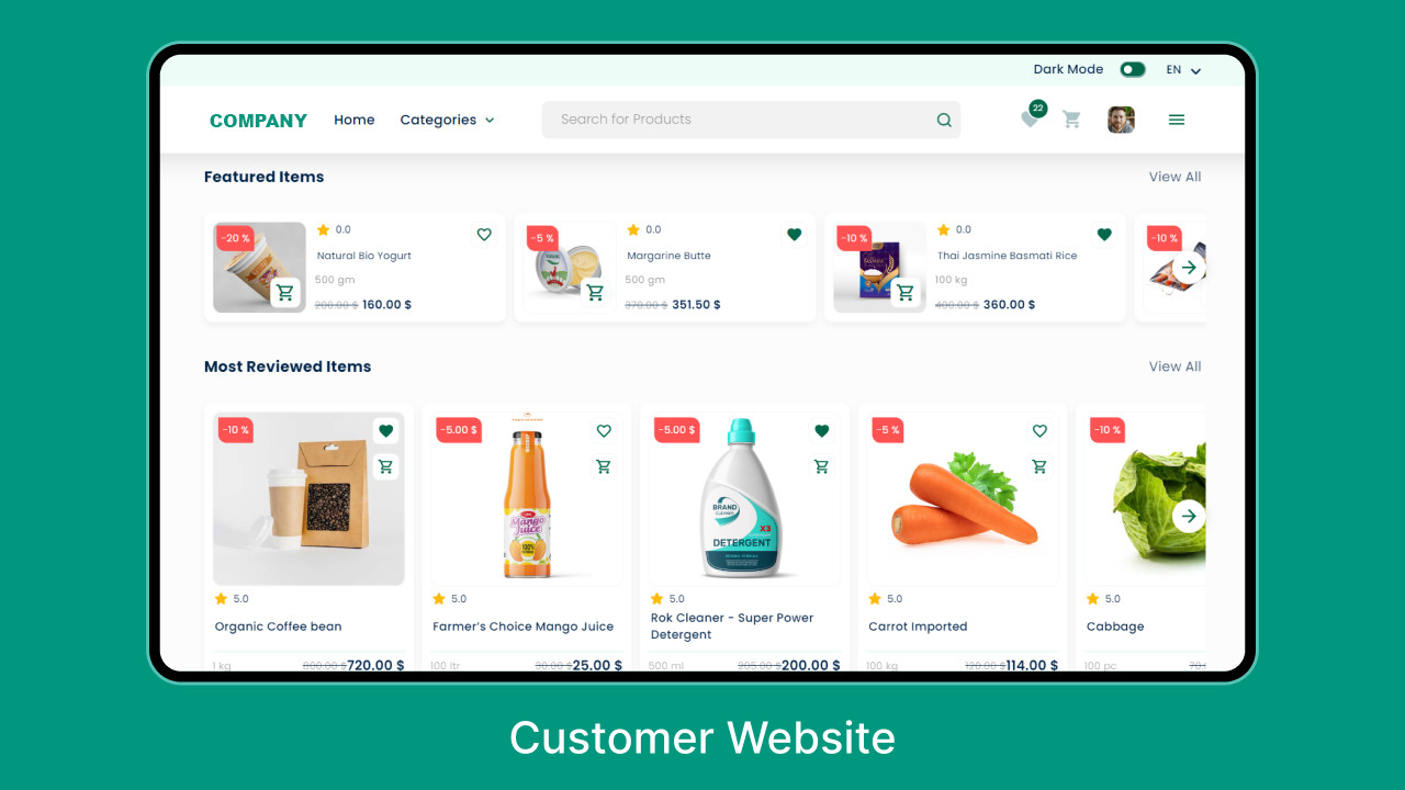 FreshDrop Flutter Multi-Branch Grocery, Pharmacy, eCommerce Delivery App + Web