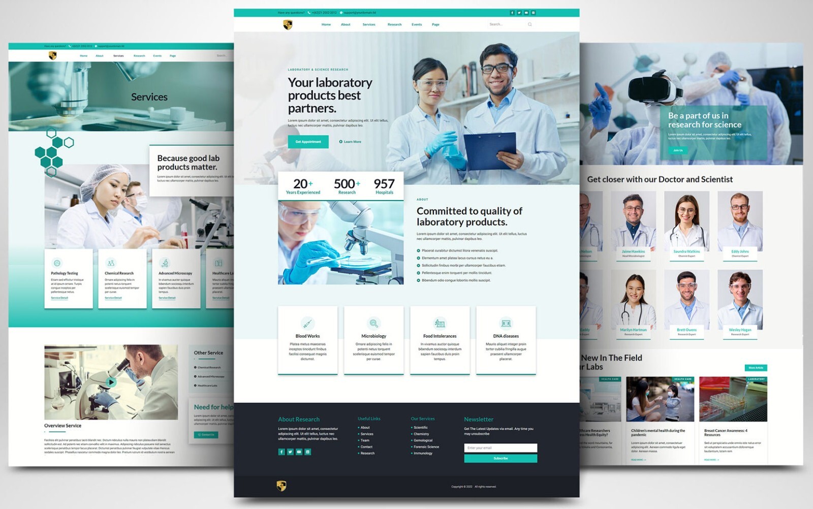 CUSTOM PROFESSIONAL WEBSITE FOR DOCTORS, CLINICS, MEDICAL SERVICES & HEALTHCARE