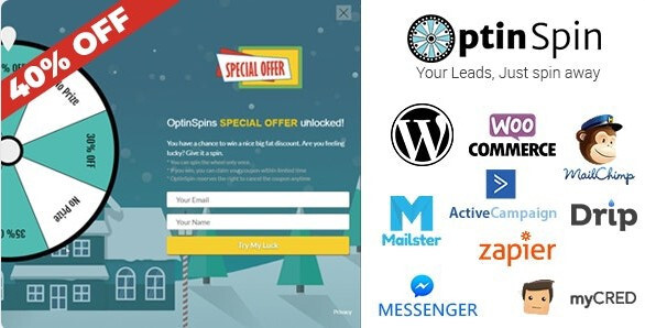 OptinSpin – Fortune Wheel Fully Integrated With WooCommerce Coupons