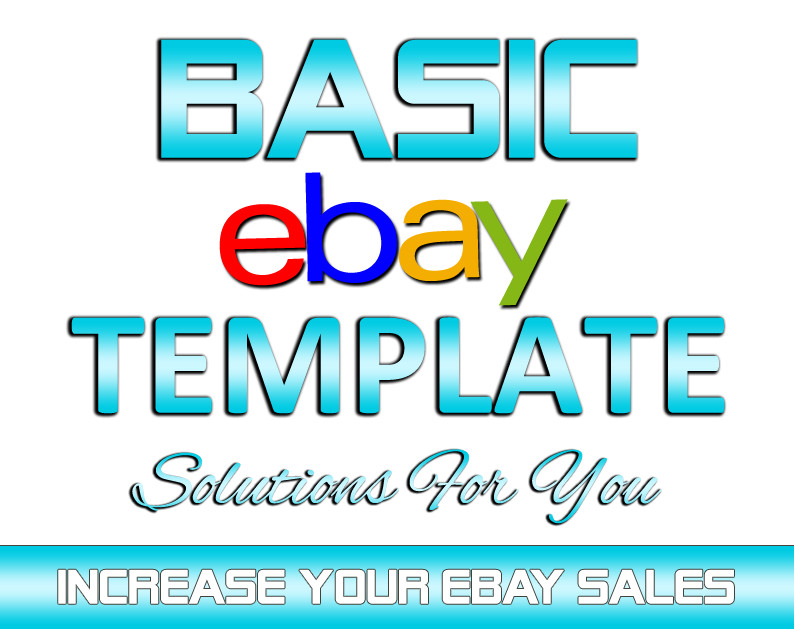 BASIC eBay Listing Template to list UNLIMITED items ~ INCREASE YOUR EBAY SALES!