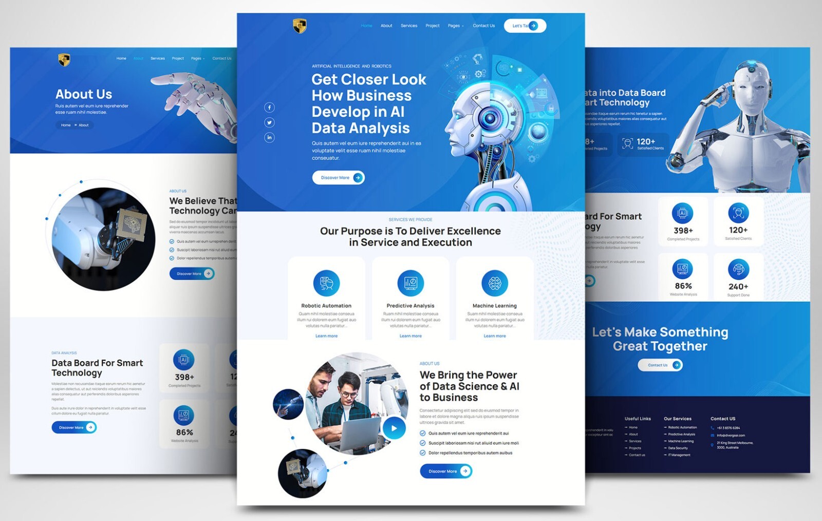 PRO WEBSITE FOR FIRM COMPANY AGENCY IN THE INDUSTRY & BUSINESS SECTOR WORDPRESS