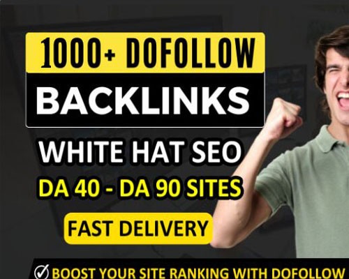 I Will BOOST Your Website SEO With 1000+ 100% DO FOLLOW BACKLINKS for Ranking