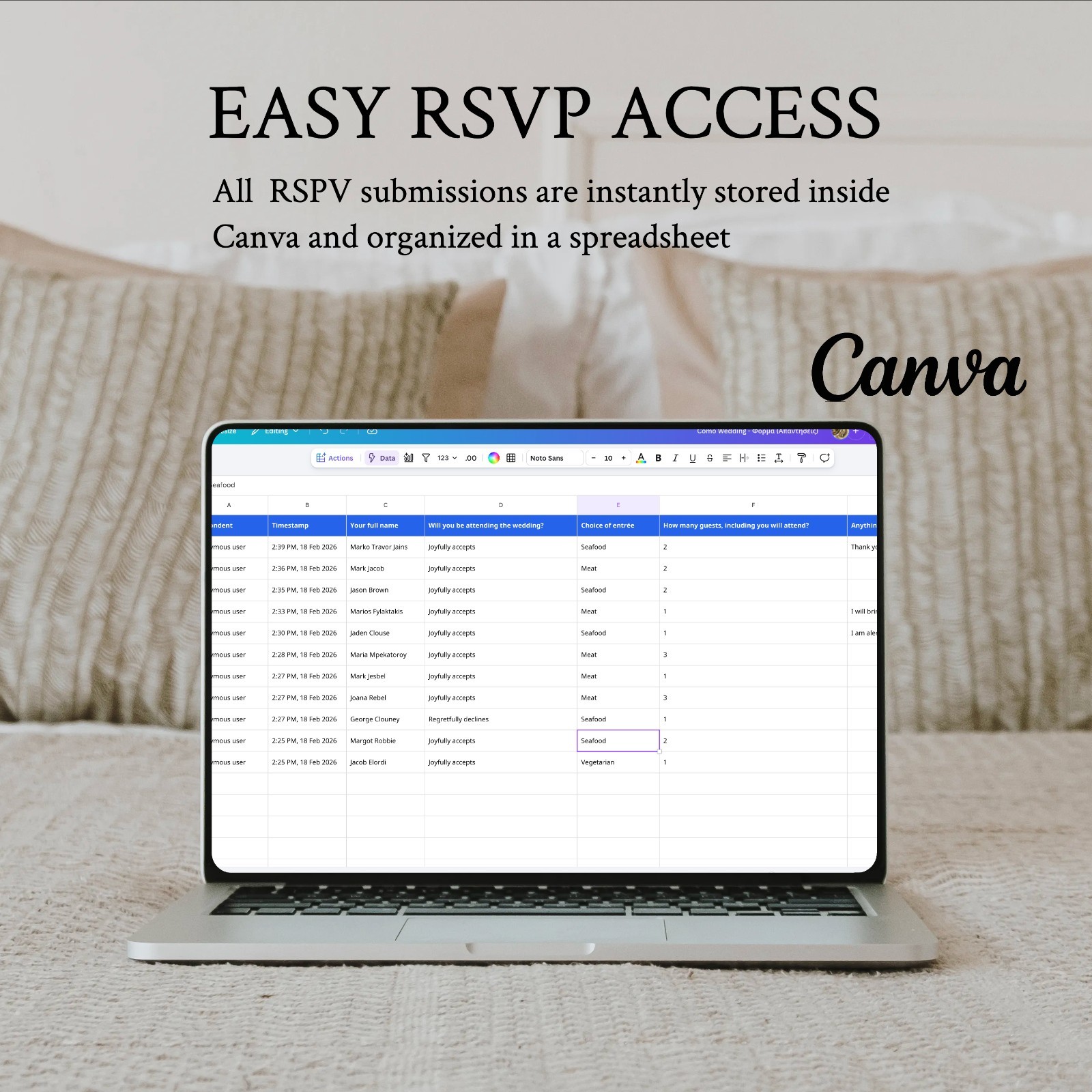 Wedding Website template | Rsvp invite | custom wedding site fully editable