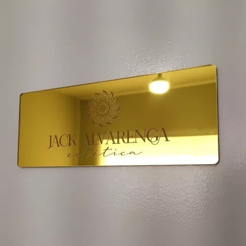 Door plate 11×3”