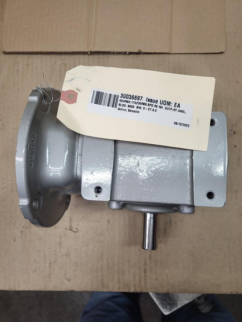 DODGE TIGEAR Right Angle Worm Gear Reducer 17QZ30L56 Ratio 30:1 *NEW – NO BOX**