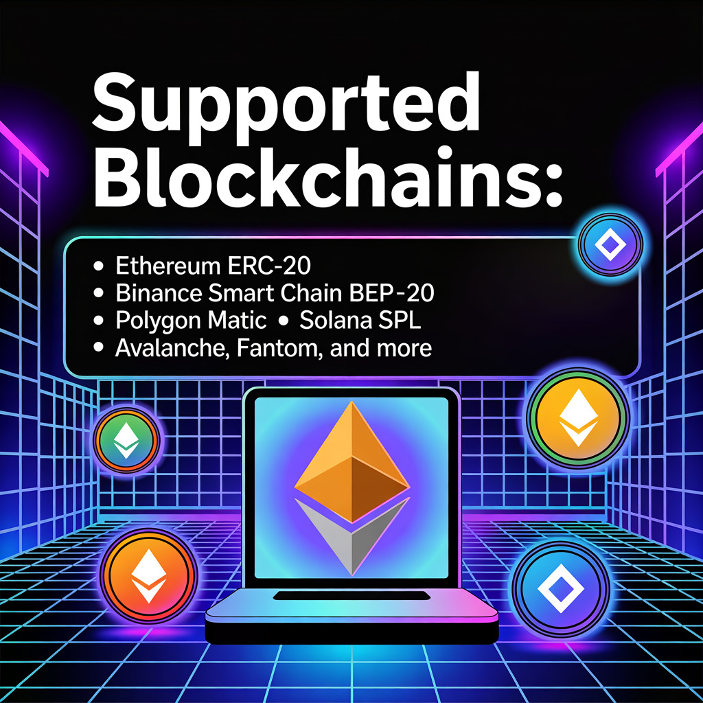 Blockchain Token Creation Service | ERC20, BEP20, Solana & More