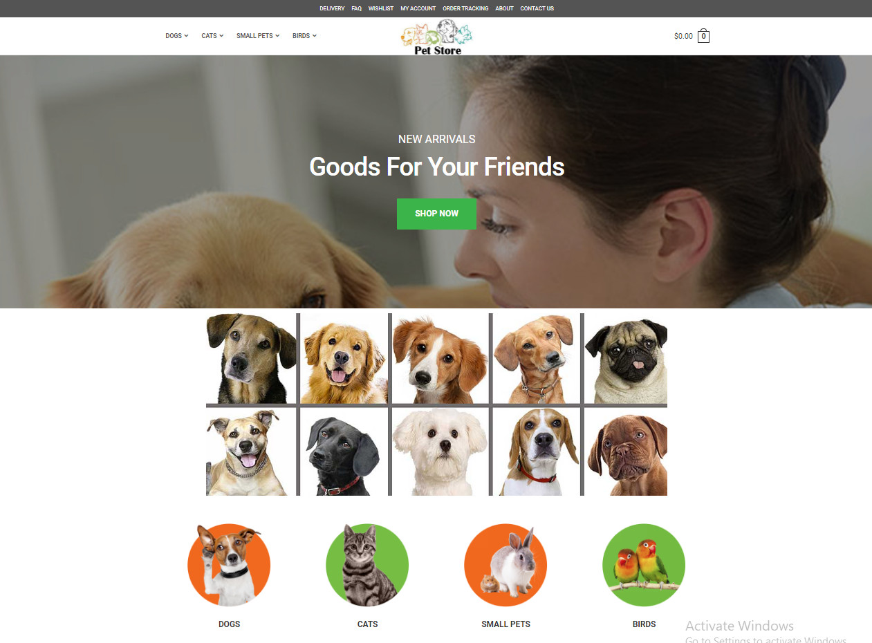 Money Making Pet Store Drop shipping Affiliate Website Free Hosting / Setup