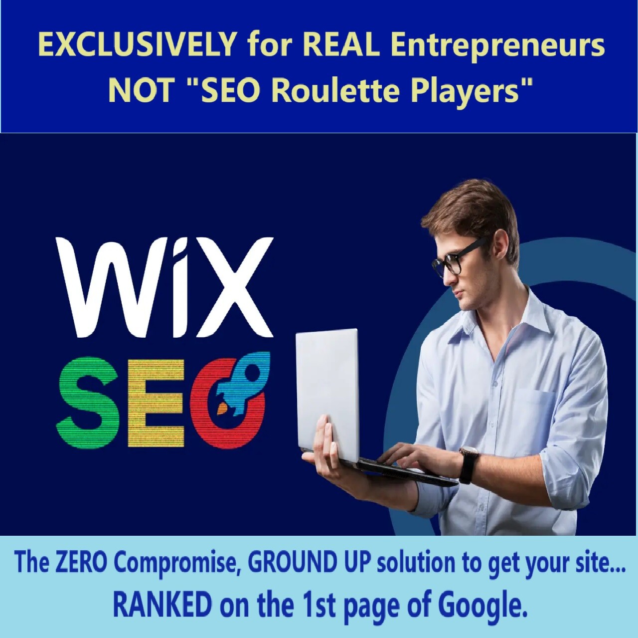 RANK ur WIX site on the 1st page of Google with our “SEO Optimization” service