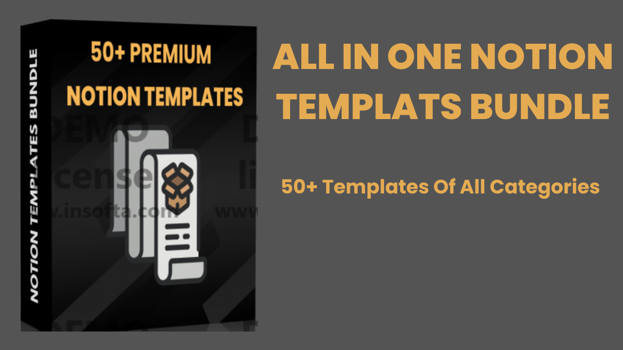 50 plus Notion Templates Pack