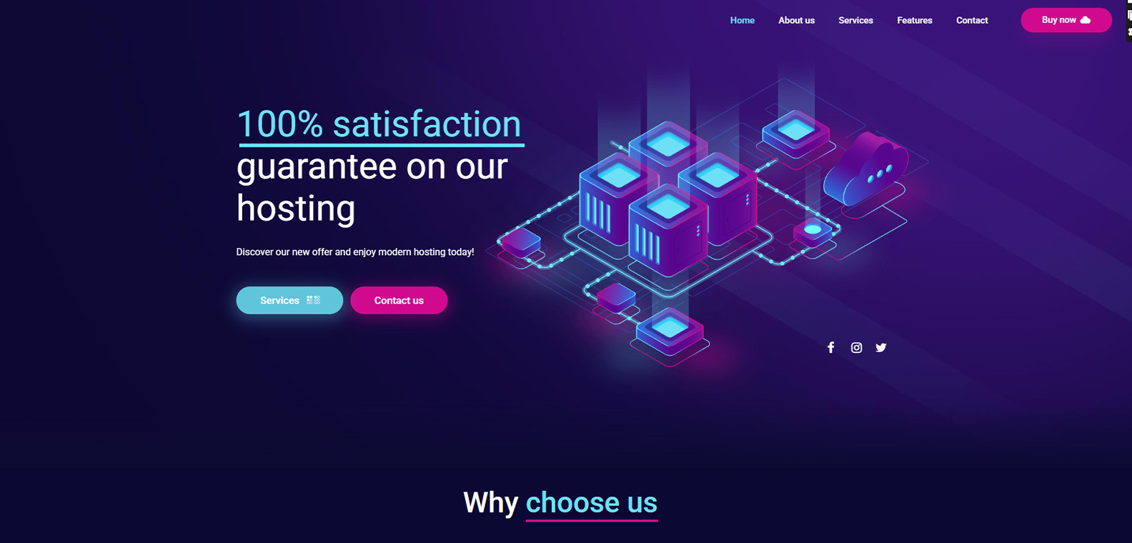 Custom Website Design with Free MOCKUP Web Hosting and Installation