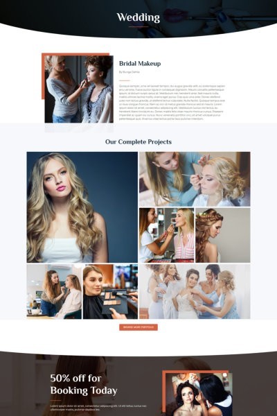 Professional MakeUp Theme – WordPress Elementor Template Kit