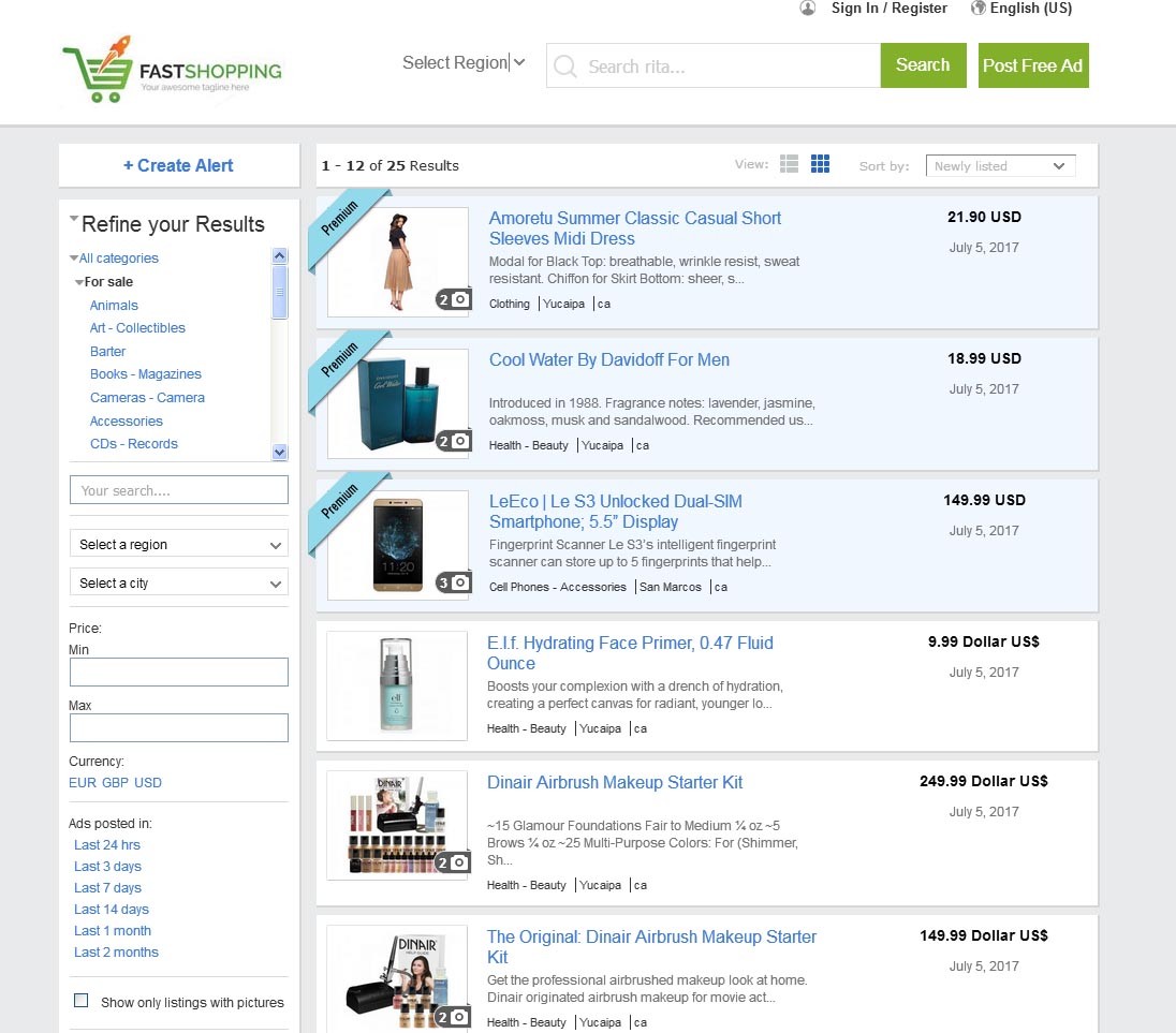 Classified Website For Sale – Free Install + Hosting