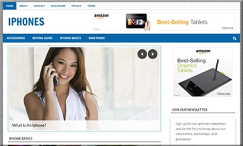 iPhone Ready Made Affiliate Website