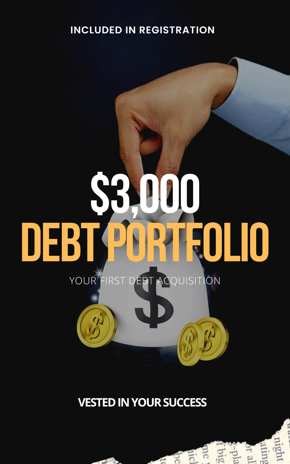 business opportunity make money passive income BUY DEBT FOR PENNIES