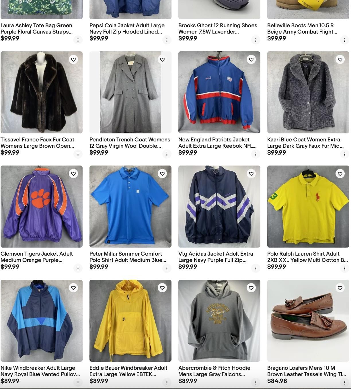 eBay Store Online Clothing Business Inventory System Photo Listings Turnkey $48k
