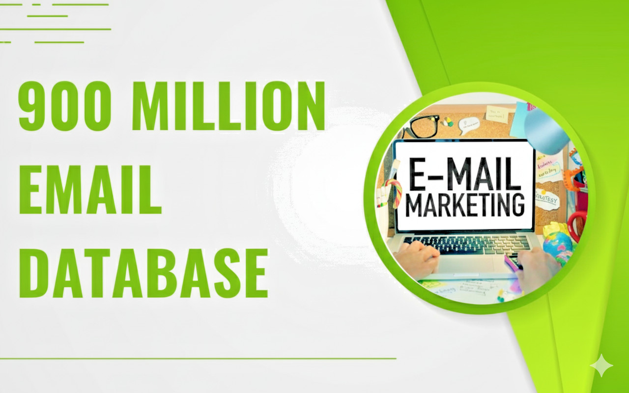 900 million Worldwide email database