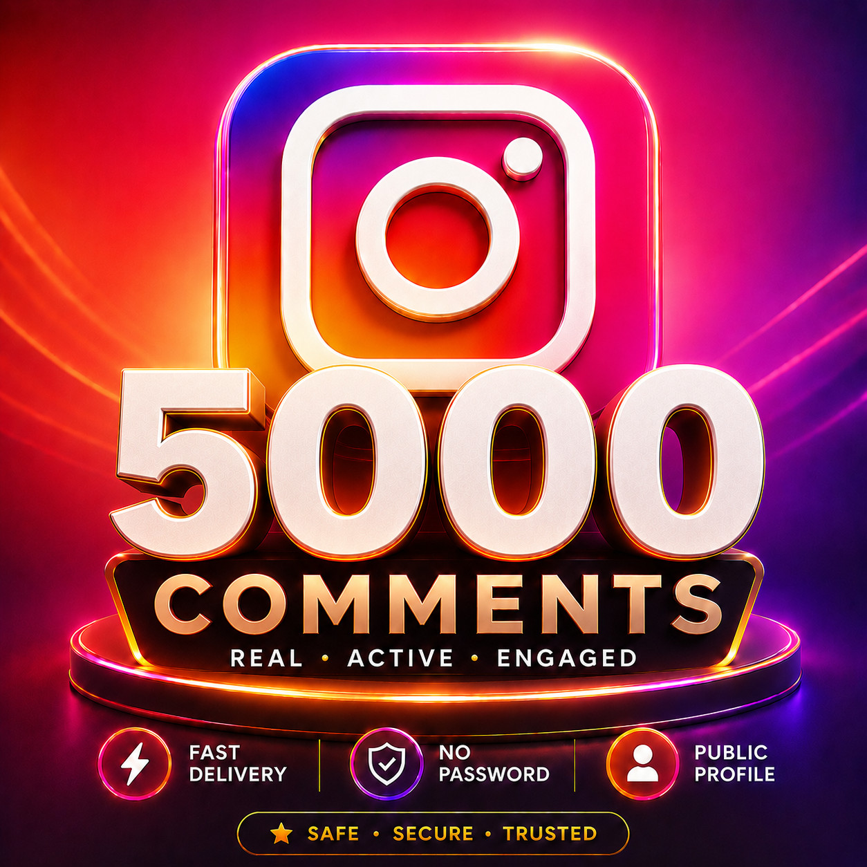 5000 Instagram Custom Comments
