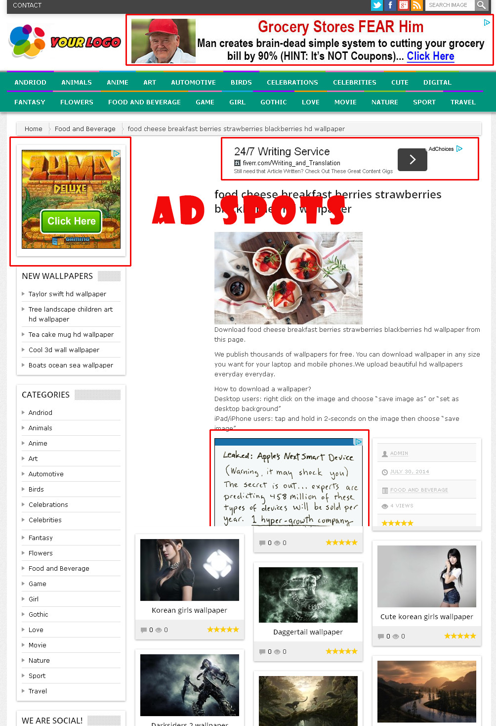 Wallpapers Download Website, 1000+ HD Wallpapers Loaded + Free Hosting SSL