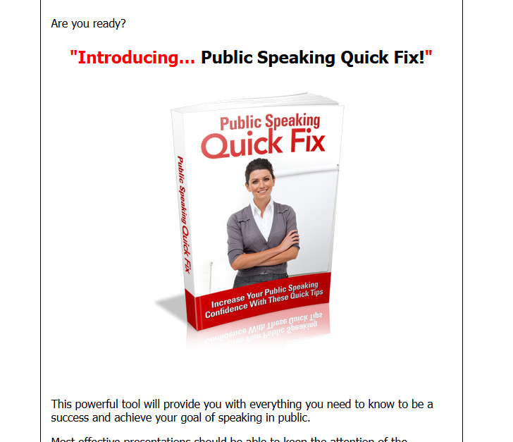 Public Speaking E books, Guides, Website Pages & Courses Bundle w/MRR License