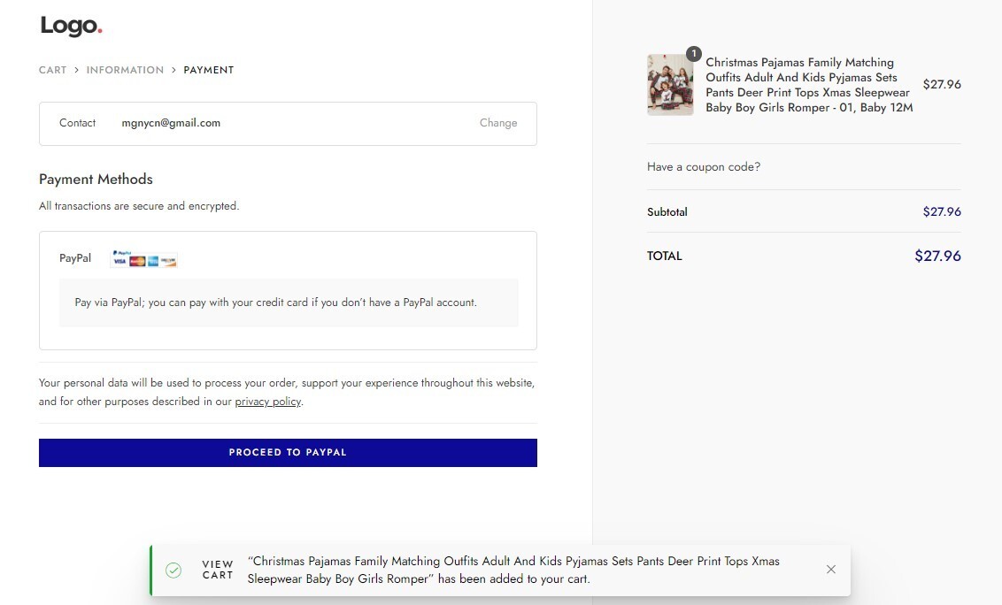 Dropshipping Website Business Affiliate, Free Hosting + Products, Fashion Pajama