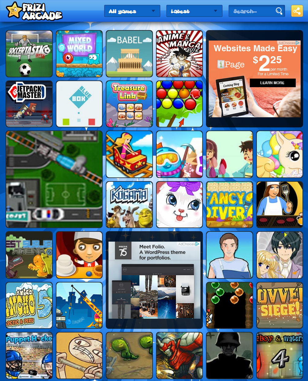Online Games Website For Sale – 100% automated + Free Hosting with SSL