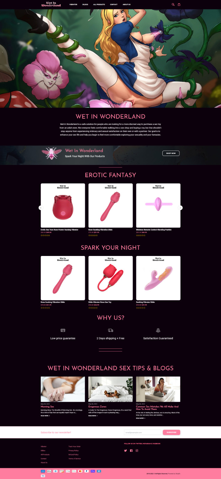Adult Ecommerce Store for Sale