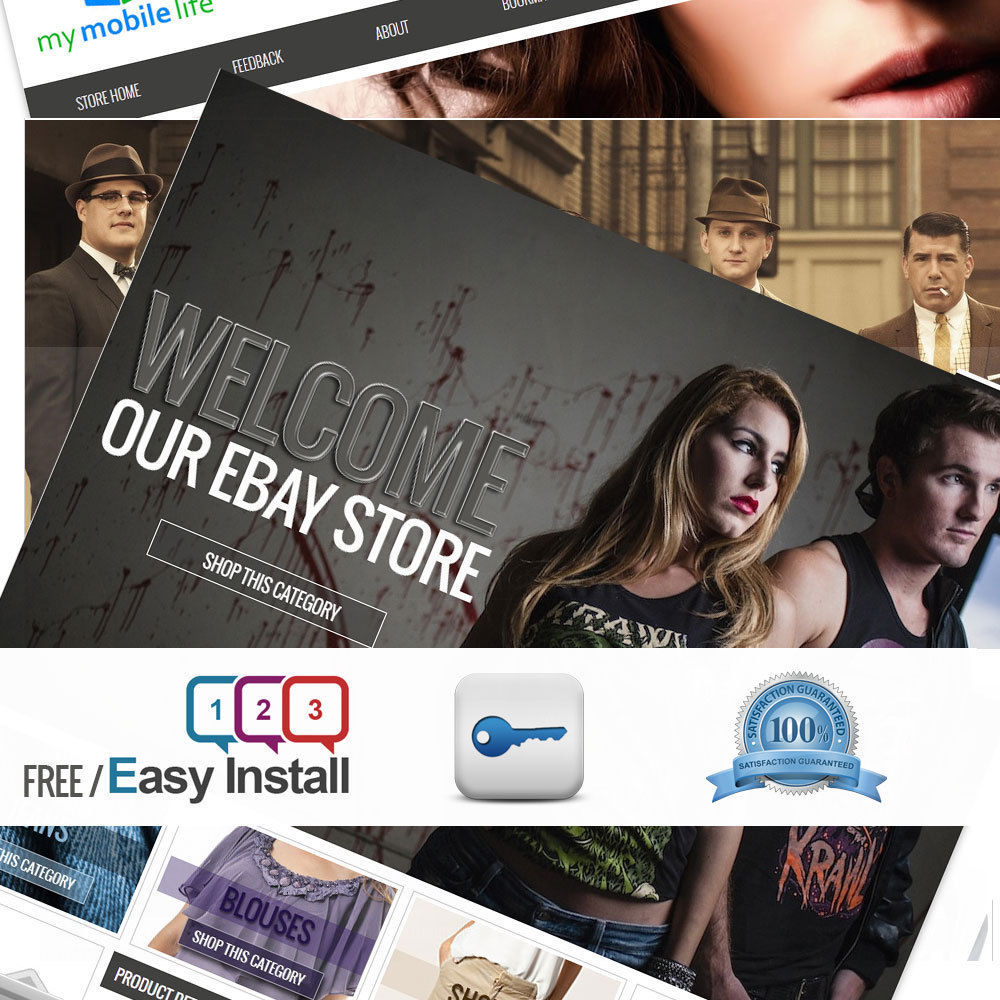 eBay Shop Store & Listing Template Design + RESPONSIVE DESIGN 2021 LOGO DESING