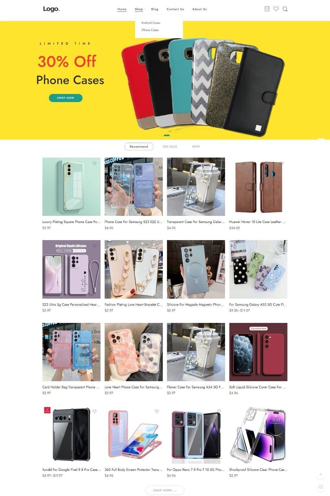 Mobile Phone Cases, Drop Shipping Affiliate Website + Free Hosting