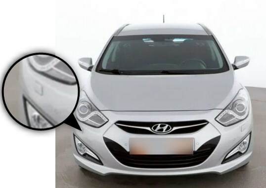 FIT TO HYUNDAI i40 FRONT WASHER HEADLIGHT NOZZLE COVER BUMPER R