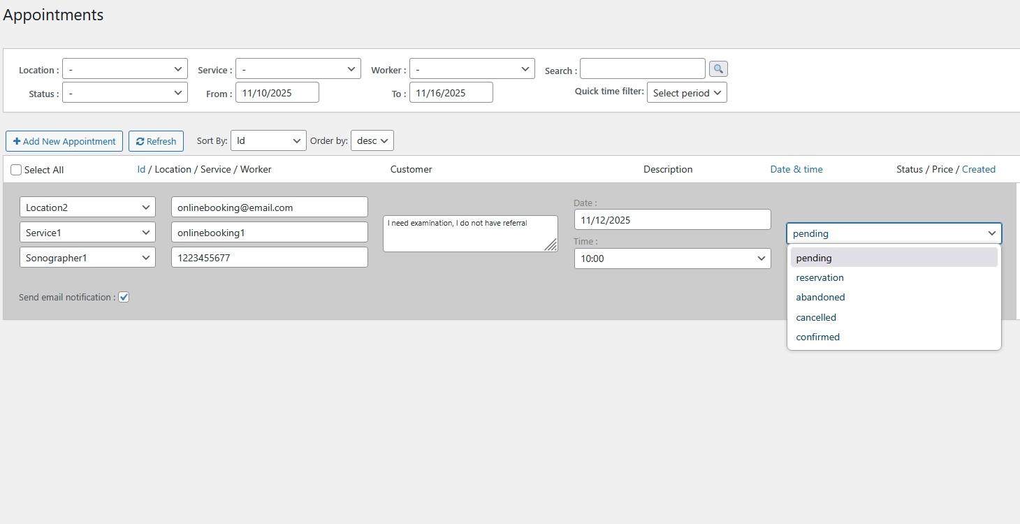 Website: Medical Records. Pharmacy. Travel Agency. Hotels. Learning System. 