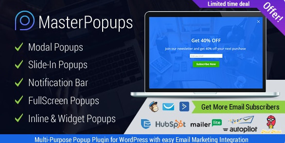 Master Popups GPL – Popup Plugin for WordPress & Popup Editor