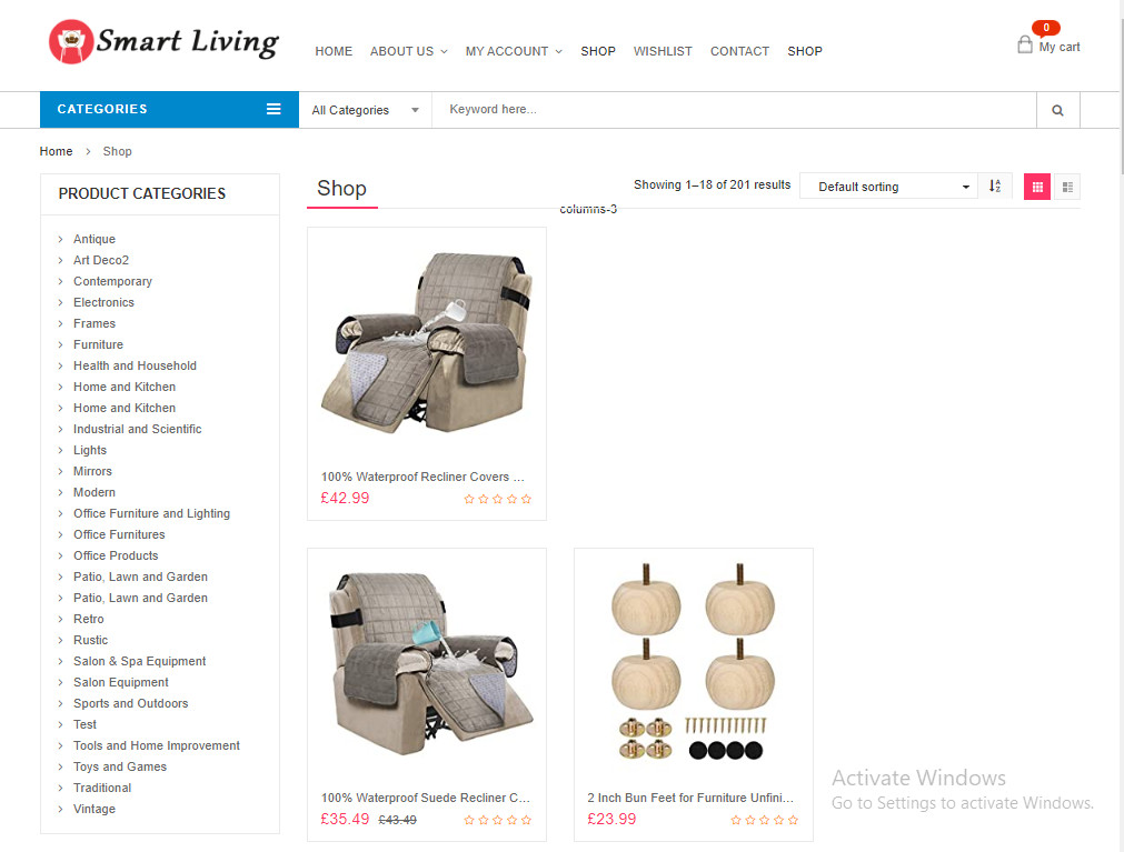 Money Making Furniture Store Amazon Affiliate Site eCommerce +Free setup Hosting