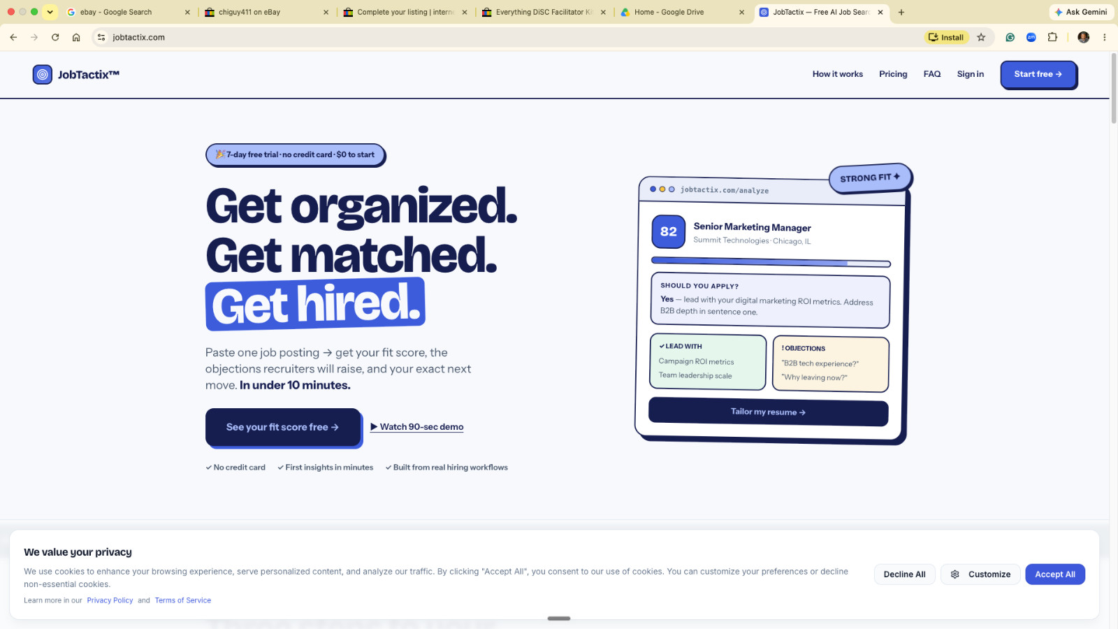 Turnkey AI Job Search SaaS Business | Live Stripe | Fit Score (68)