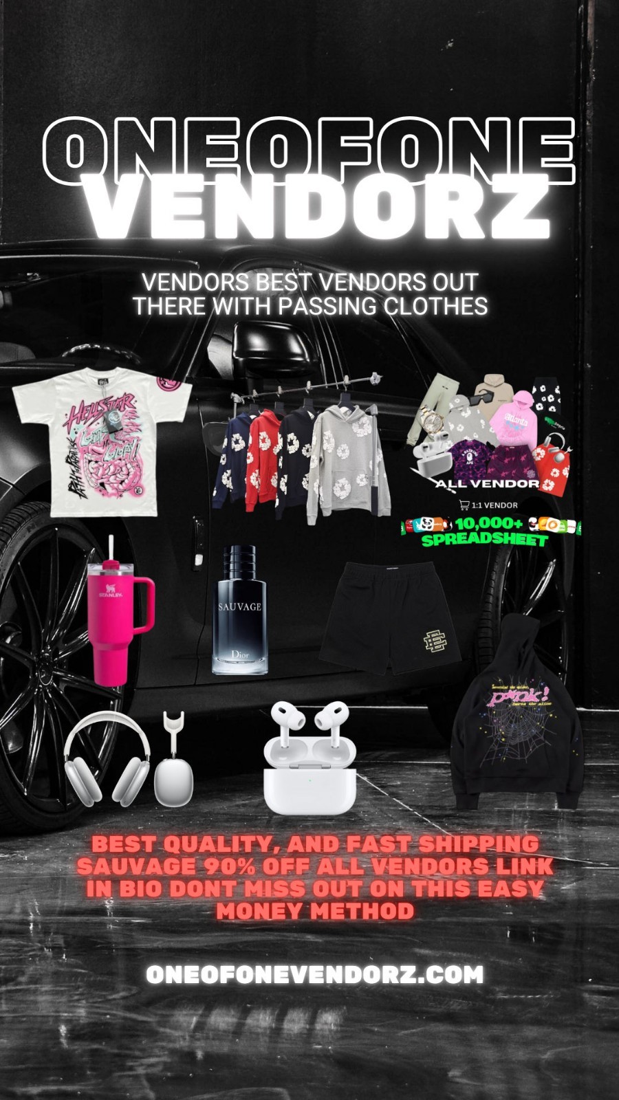 Ultimate Bundle – Vendors for Shoes, Fragrances, Electronics (digital list)