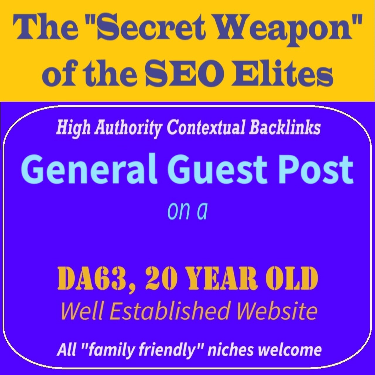 Premium SEO Guest Post on my DA60+ General Blog with Dofollow backlink