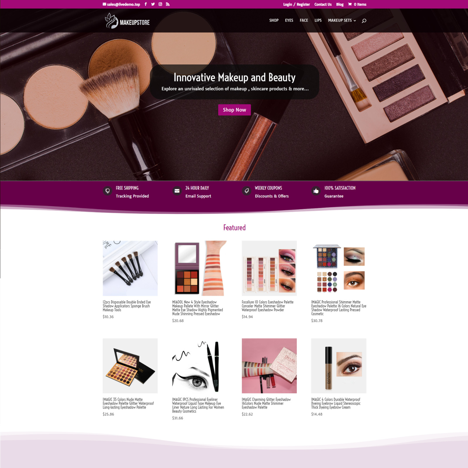 Makeup Dropshipping Store | Turnkey Dropship Business Website