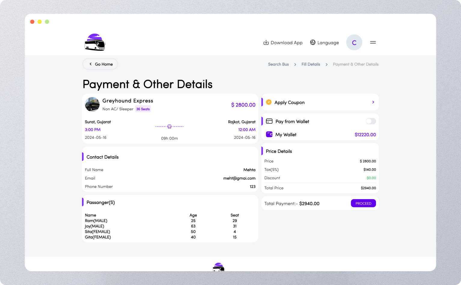TripBus – Flutter Multi-Vendor Bus Ticket Booking App | Reservation System