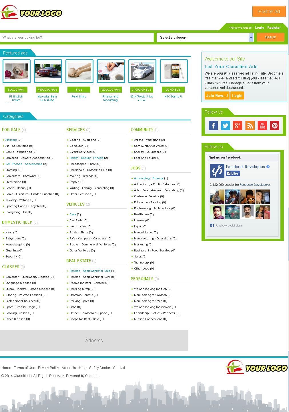 Local Classified Website – Free Install