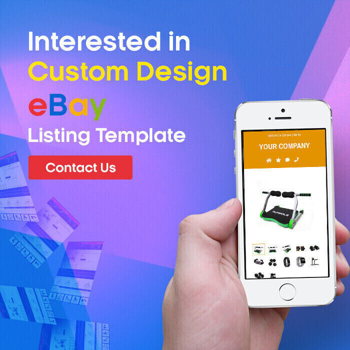 Mobile Responsive HTML eBay Listing Template Auction Template Universal